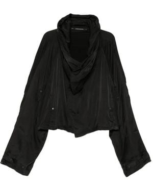 Julius Chaqueta Corta Con Capucha - Negro