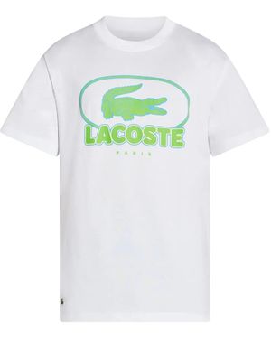 Lacoste ロゴ Tシャツ - ホワイト