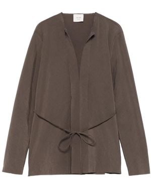 Alysi Top Con Nodo - Marrone