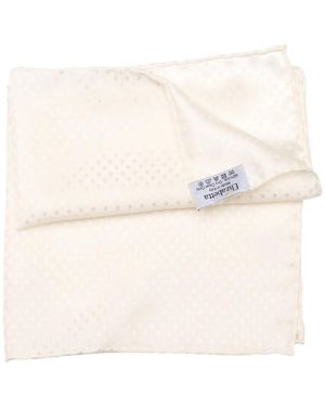 Elizabetta Corelli Silk Pocket Square - Natural