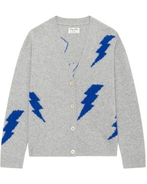 Zadig & Voltaire Mirkaz Ws New Flashlight Cardigan - Blue