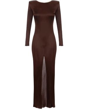 Elisabetta Franchi Dresses - Brown
