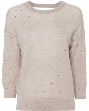 Zadig & Voltaire Kansy Knittted Wool Jumper - Natural