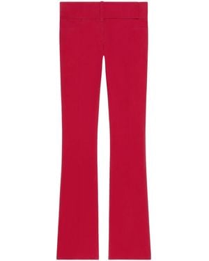 Courreges Bootcut Trousers - Red