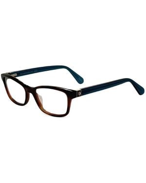 Kate Spade Renne Rectangle-Frame Glasses - Brown