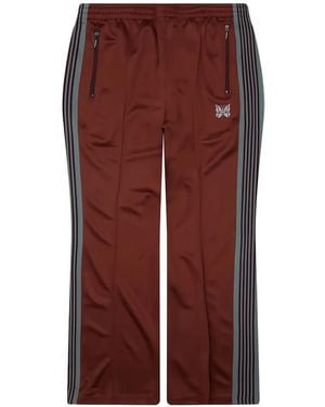 Needles Poly Smooth Boot-Cut Track Pants - Red