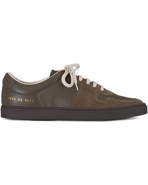 Common Projects Bball Leather Suede Trainers - Brown