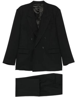 Reveres 1949 Double-Breasted Suit - Black