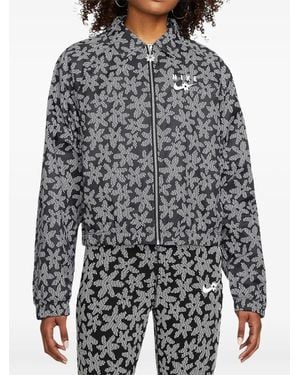 Nike Printed Woven Jacket - Grey
