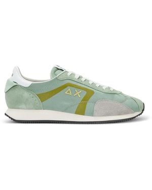 Sun 68 Lace-Up Trainers - Green