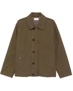 The Row Rafi Button-Up Jacket - Green