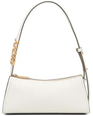 DKNY Avril Logo Zip Tote Bag - Natural