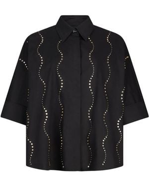 Liu Jo Short-Sleeve Shirt - Black