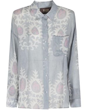 Bazar Deluxe Patterned Shirt - Gray