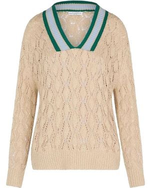 Ballantyne Cotton Sweater - Natural