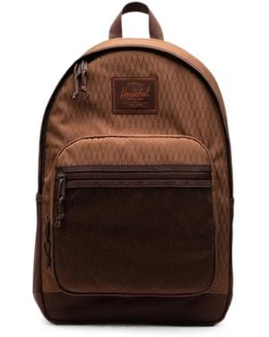 Herschel Supply Co. Kaine 28L Diamond-Quilted Mesh-Pocket Backpack - Brown