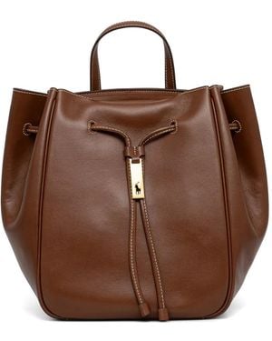 Polo Ralph Lauren Mochila Con Cordones - Marrón