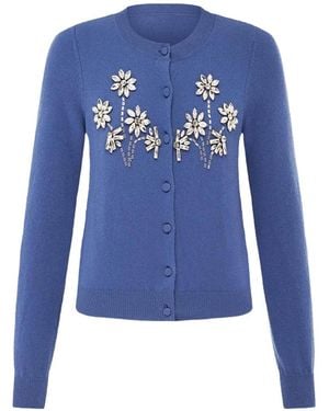 LEO LIN Button-Fastening Cardigan - Blue