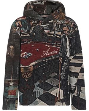 Amiri Tapestry パーカー - ブラック
