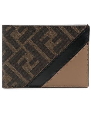 Fendi Portemonnee Met Logoprint - Grijs