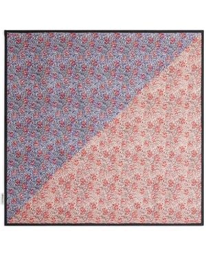 Bally Sjaal Met Bloemenprint - Paars