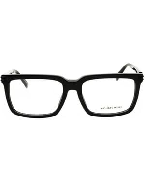 Michael Kors Rectangle-Frame Glasses - Black