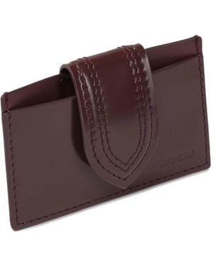 Jacquemus Portefeuille The Bambino À Coutures - Marron