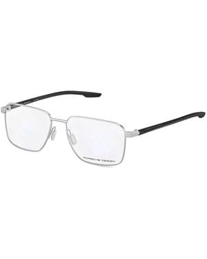 Porsche Design Square-Frame Glasses - White