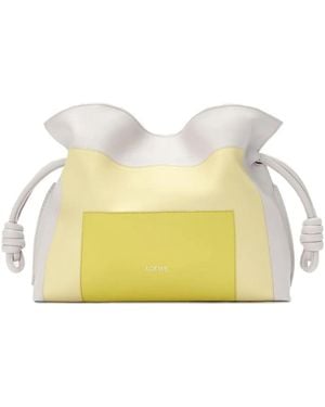 Loewe X Albers Medium Flamenco Bucket Bag - Yellow