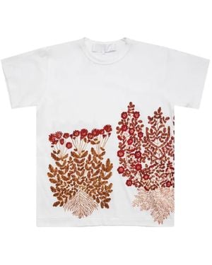 Comme des Garçons Fumi Imamura Floral-Print T-Shirt - White