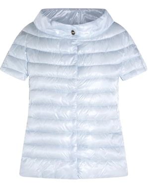 Herno Greta Short Sleeve Padded Jacket - Blue