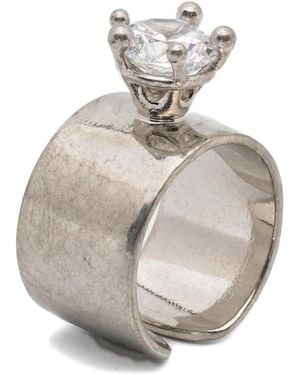 Panconesi Small Diamanti Armor Ring - White