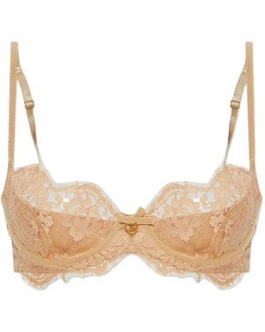 DSquared² Floral-Lace Bra - Natural
