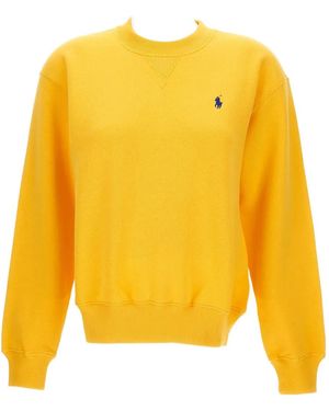 Polo Ralph Lauren Logo Crew-neck Sweatshirt - イエロー