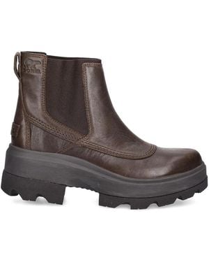 Sorel Bottines Chelsea Joan À Languette - Brown