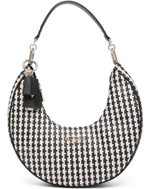Guess Hobo Mirema Shoulder Bag - Black