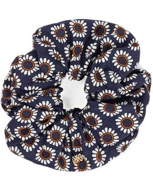Sandro Haargummi Mit Blumenapplikation - Blau