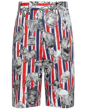 Thom Browne Canvas Hector Utility Chino Shorts - White