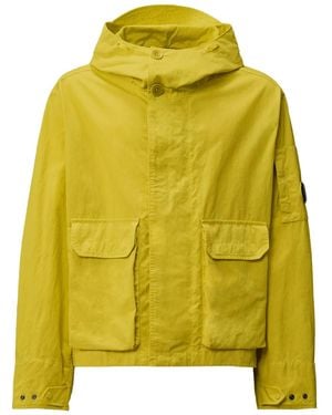 C.P. Company Hooded Pocket Jacket - Yellow