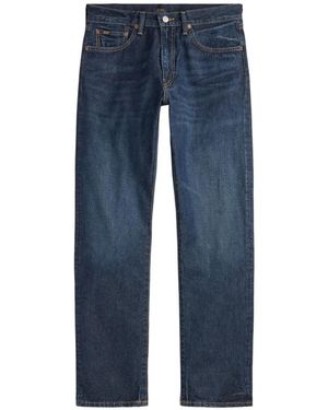 Polo Ralph Lauren Faded Straight-Leg Jeans - Blue