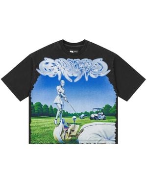 Godspeed Graphic-Print T-Shirt - Blue