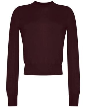 Adam Lippes Didion Fine-Knit Jumper - Purple