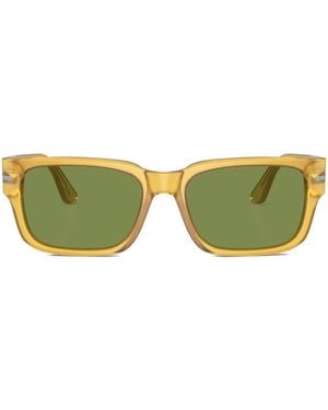 Persol Sonnenbrille Mit Eckigem Gestell - Grün