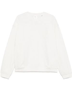 FRAME Logo-Embroidered Sweatshirt - White