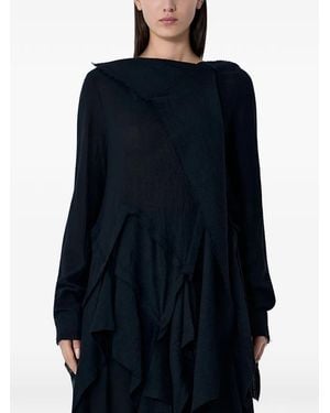 Limi Feu Haut À Manches Longues Drapées - Bleu