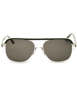 Cole Haan Rectangle-Frame Sunglasses - Gray
