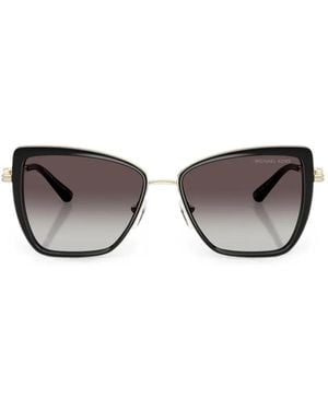 Michael Kors Sea Island Geometric-Frame Sunglasses - Grey