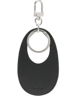 Coperni Llavero Con Forma Ovalada - Negro
