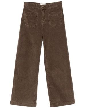 Five Jeans Corduroy Wide-Leg Pants - Brown