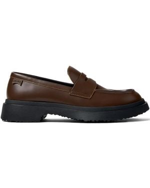Camper Walden Leather Loafers - Brown
